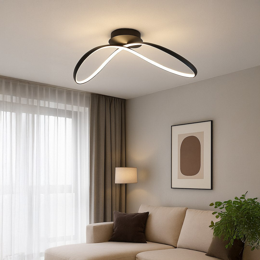 Lustra LED Infinity Black Premium Echivalent 150W
