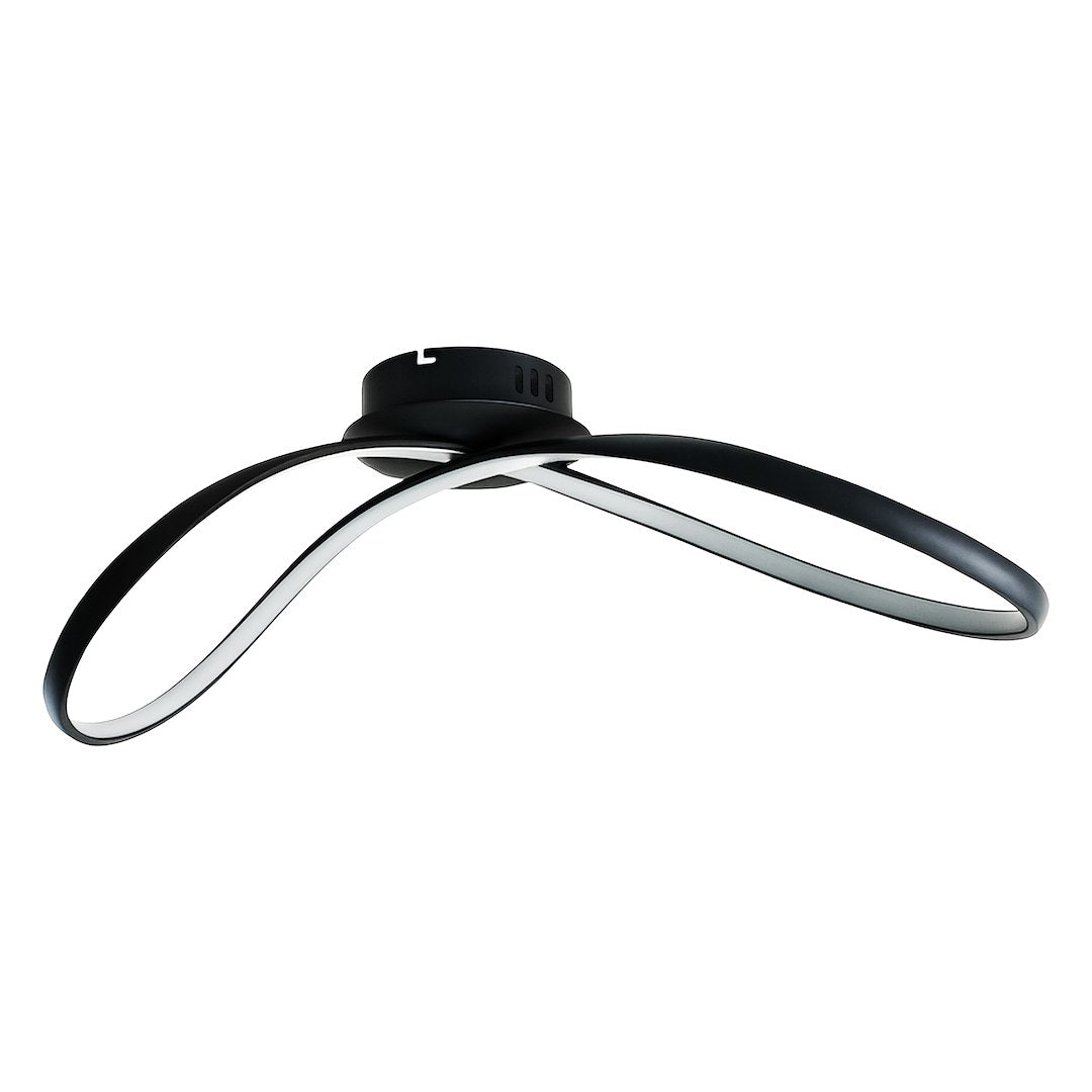 Lustra LED Infinity Black Premium Echivalent 150W