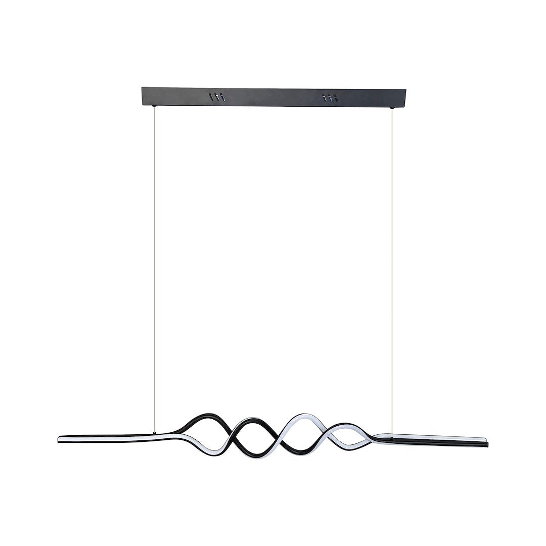 Lustra LED Suspendata Ancona Black Premium Echivalent 200W