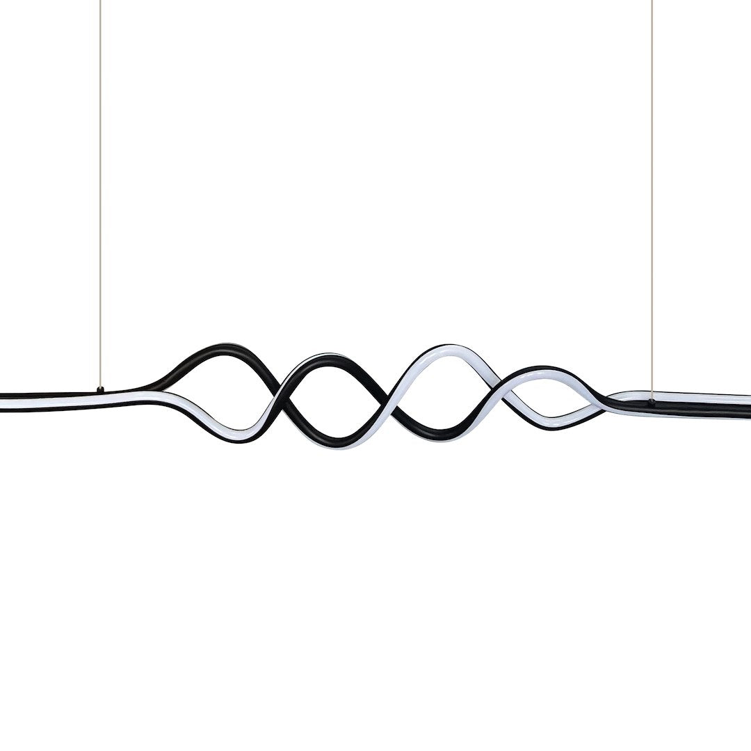 Lustra LED Suspendata Ancona Black Premium Echivalent 200W