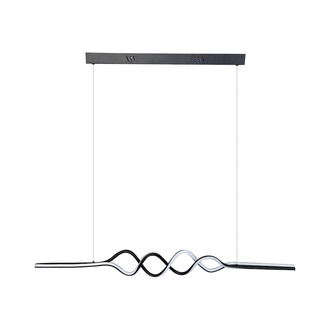 Lustra LED Suspendata Ancona Black Premium Echivalent 200W