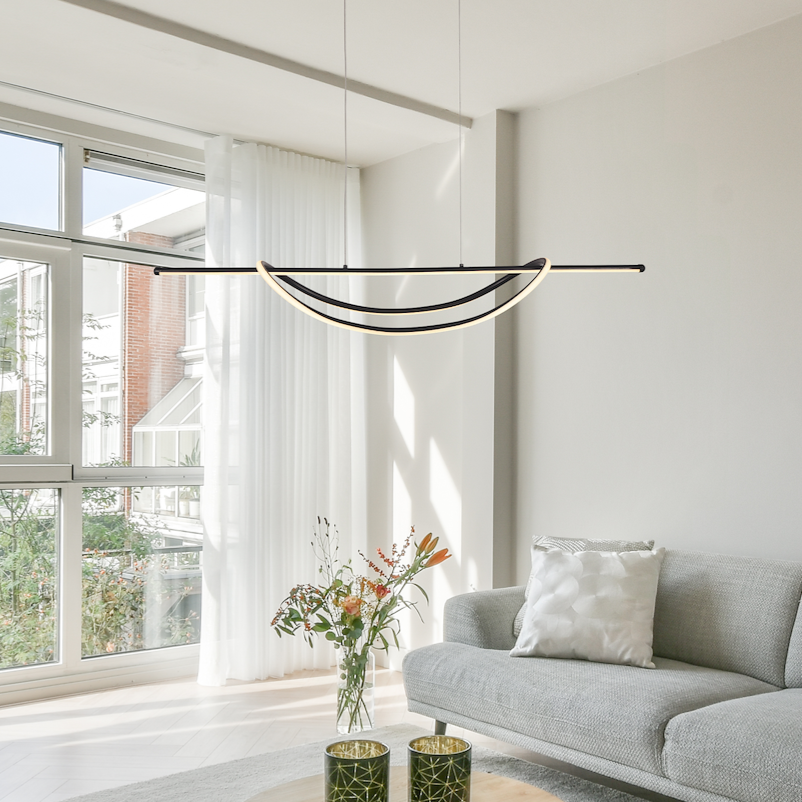 Lustra LED Suspendata Ambar Black Premium Echivalent 150W