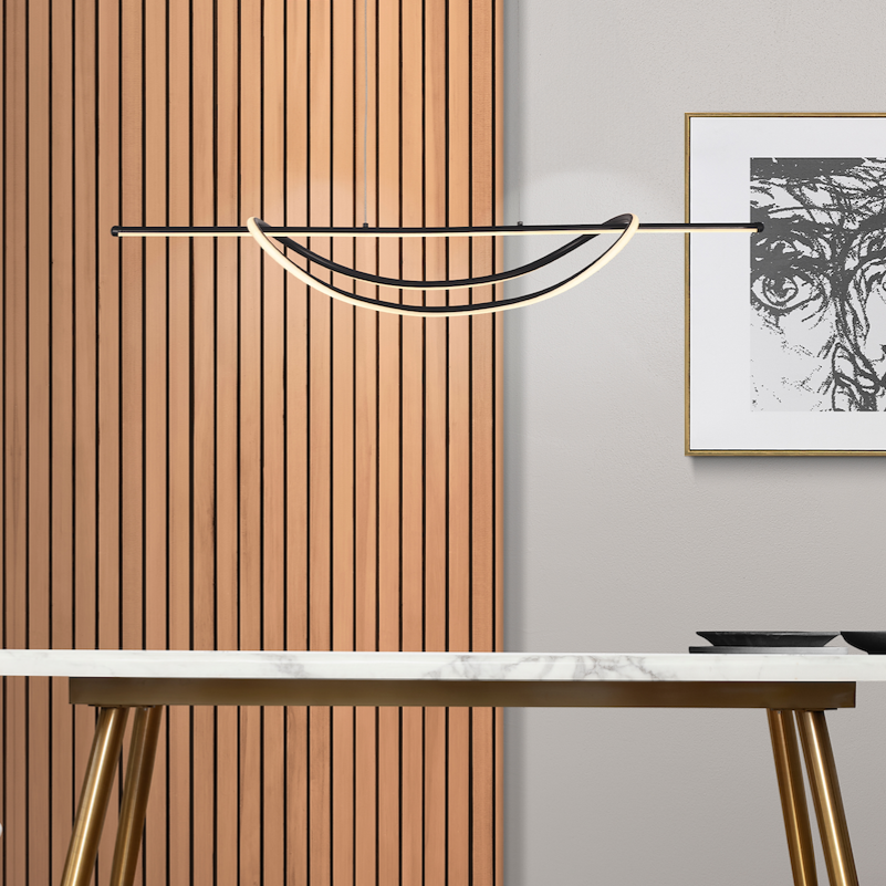 Lustra LED Suspendata Ambar Black Premium Echivalent 150W