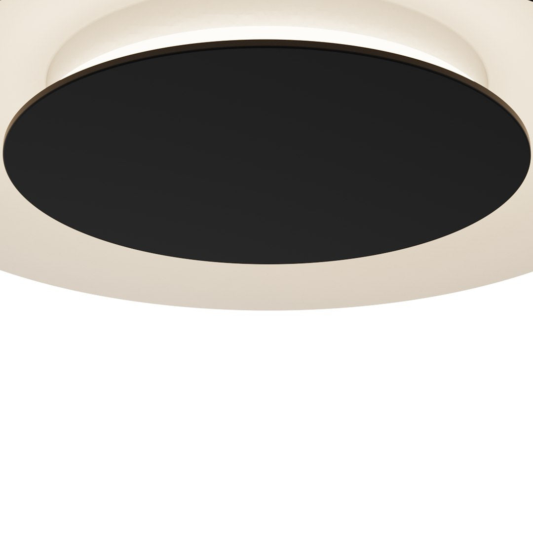 Plafonieră LED Rotunda Piattino Black Ø40CM