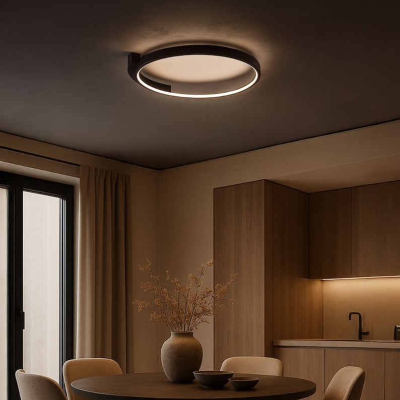 Lustra LED Luna Black Premium