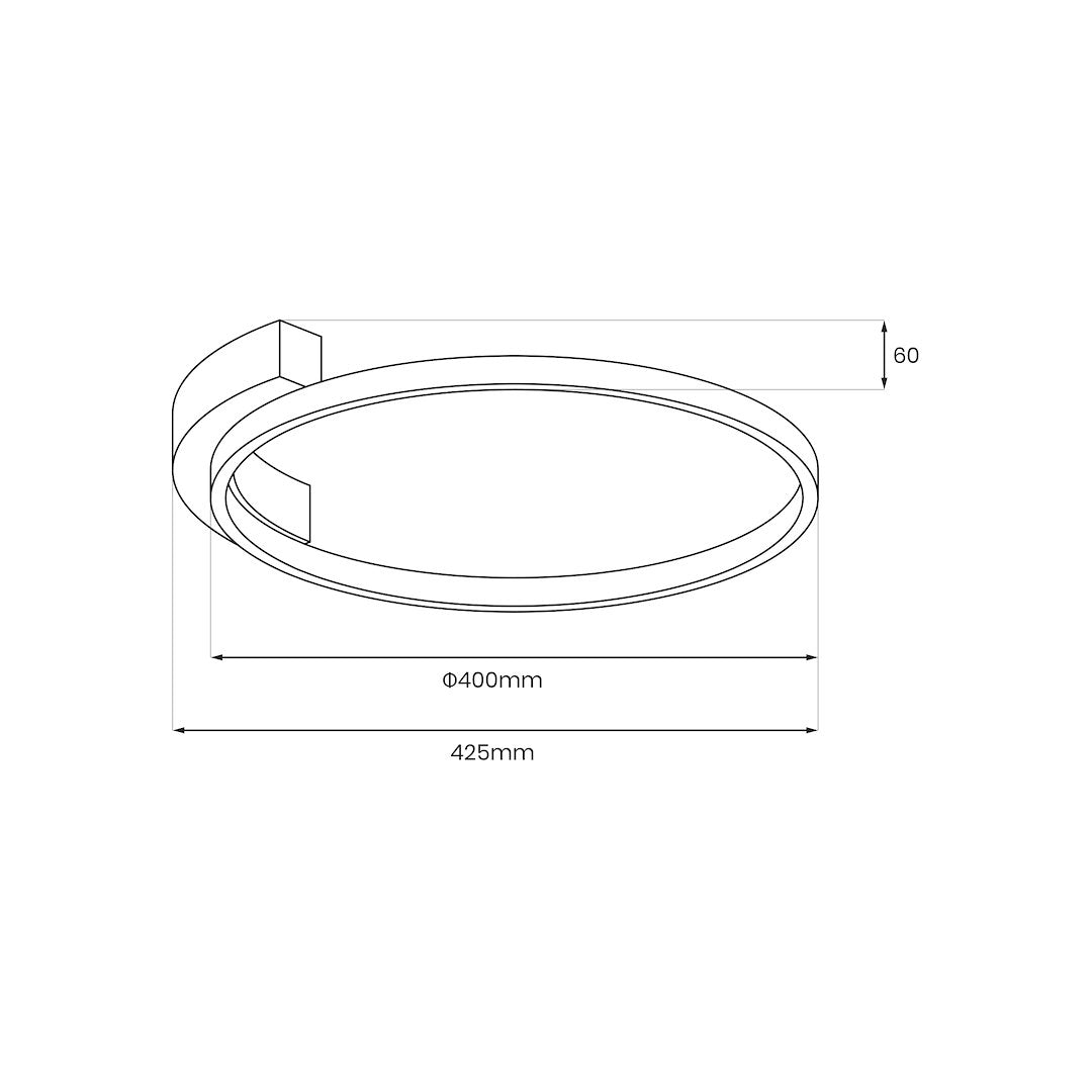 Lustra LED Luna Black Premium