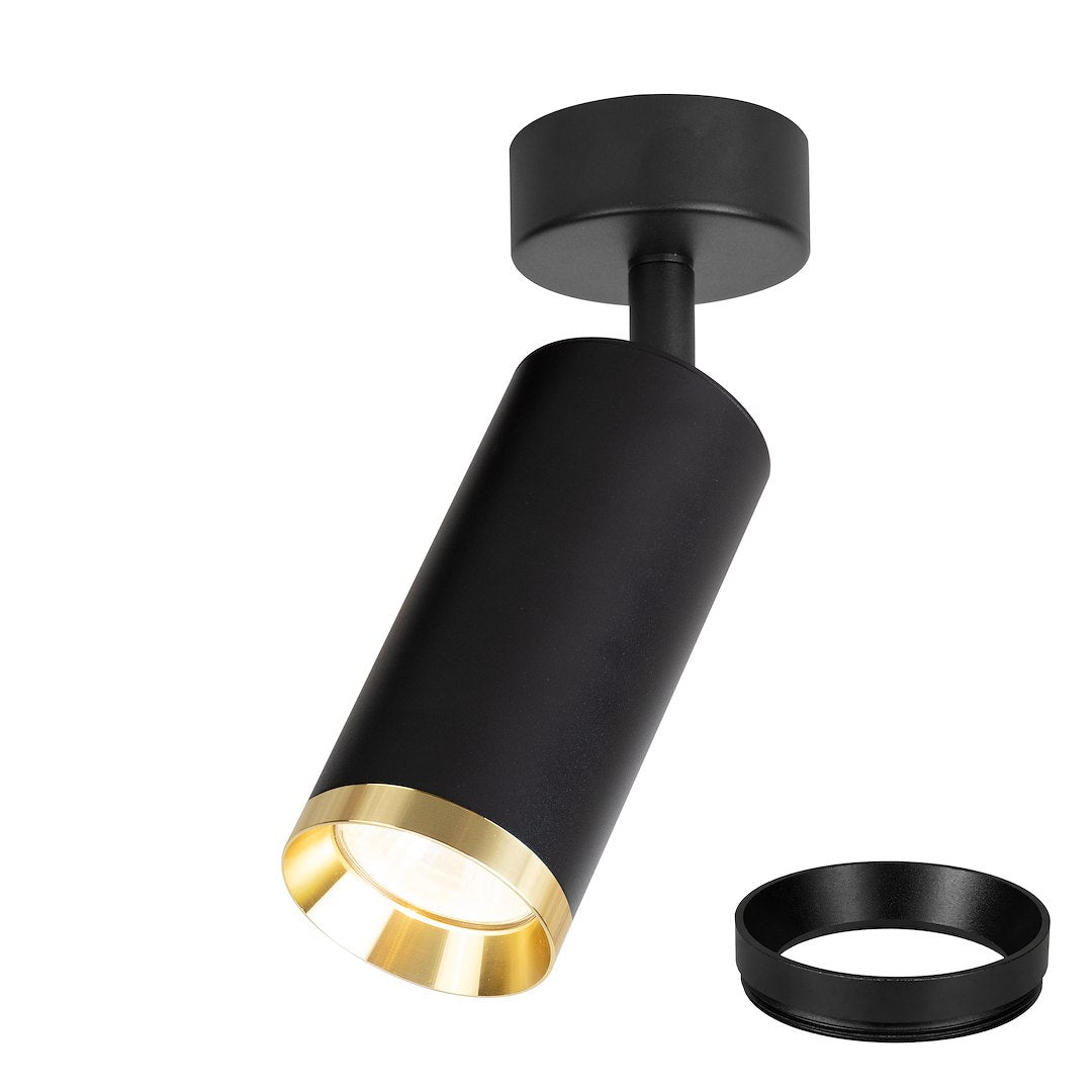 Aplica Mica Black & Gold Premium cu Spot Reglabil