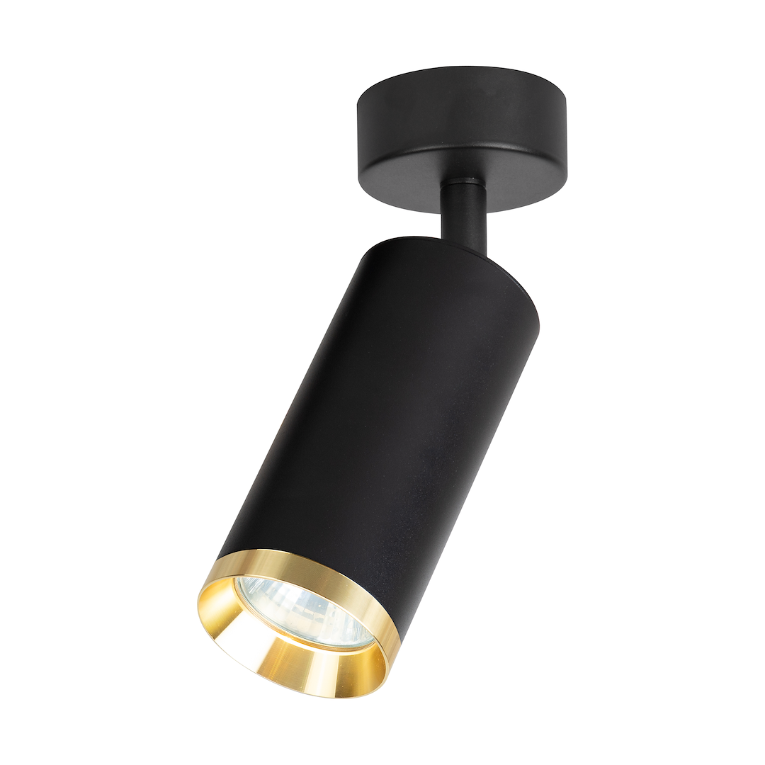 Aplica Mica Black & Gold Premium cu Spot Reglabil