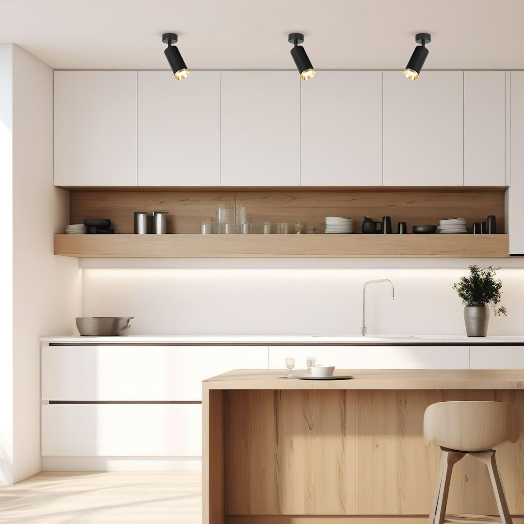 Aplica Mica Black & Gold Premium cu Spot Reglabil