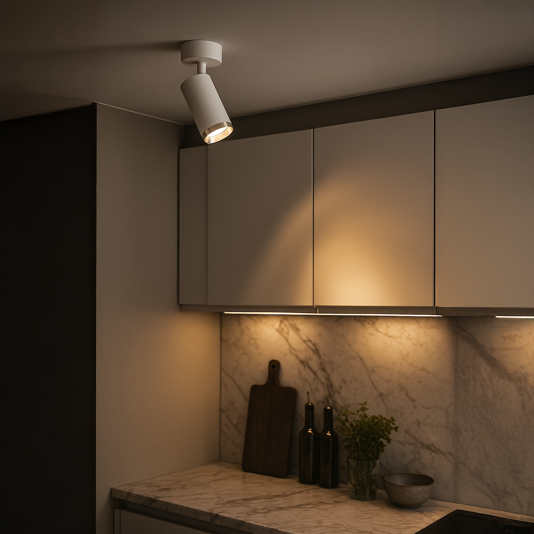 Aplica Mica White & Silver Premium cu Spot Reglabil