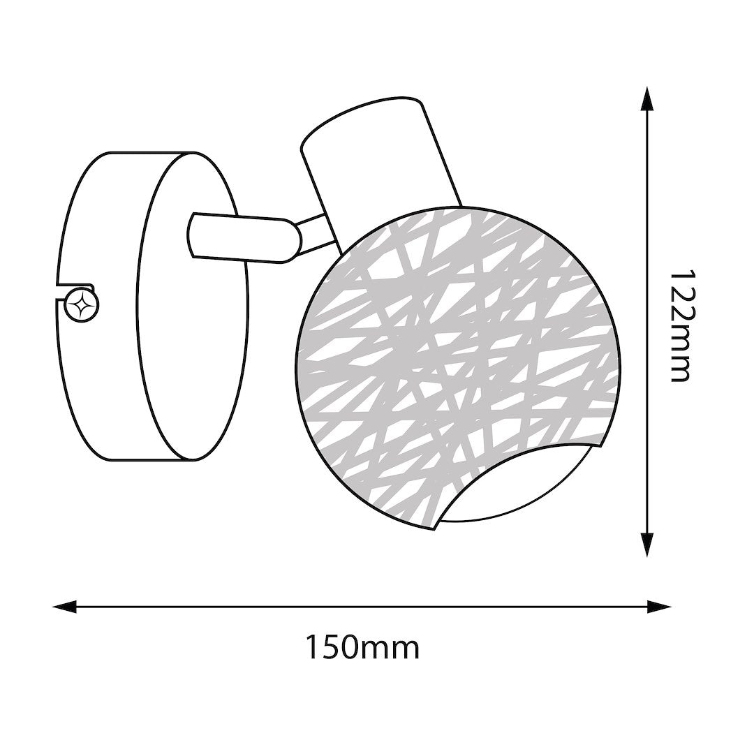 Aplica Dex Beige Premium Reglabila