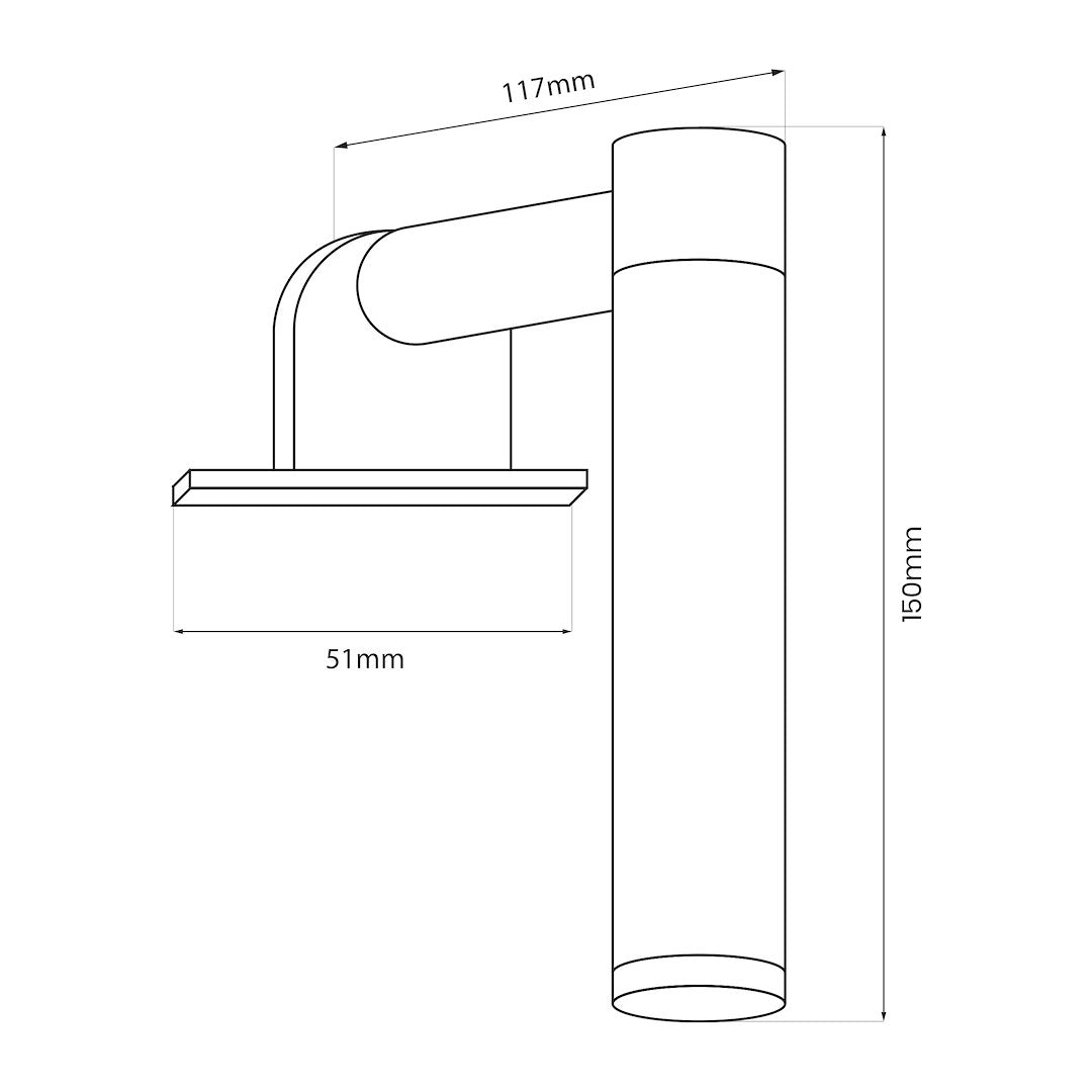Aplica LED Perete Mini Apa Chrome Premium IP44