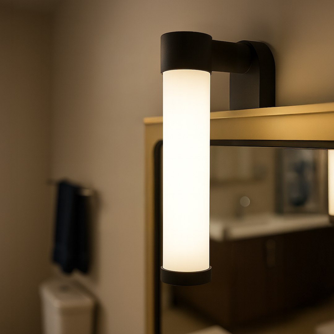 Aplica LED Perete Mini Apa Black Premium IP44