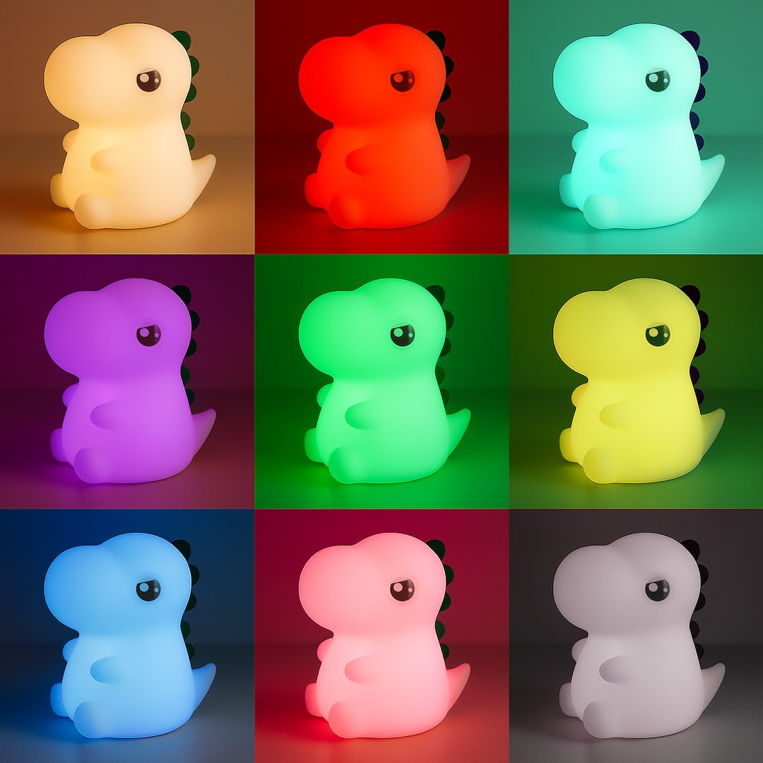 Lampa de Veghe LED Dino Premium RGB