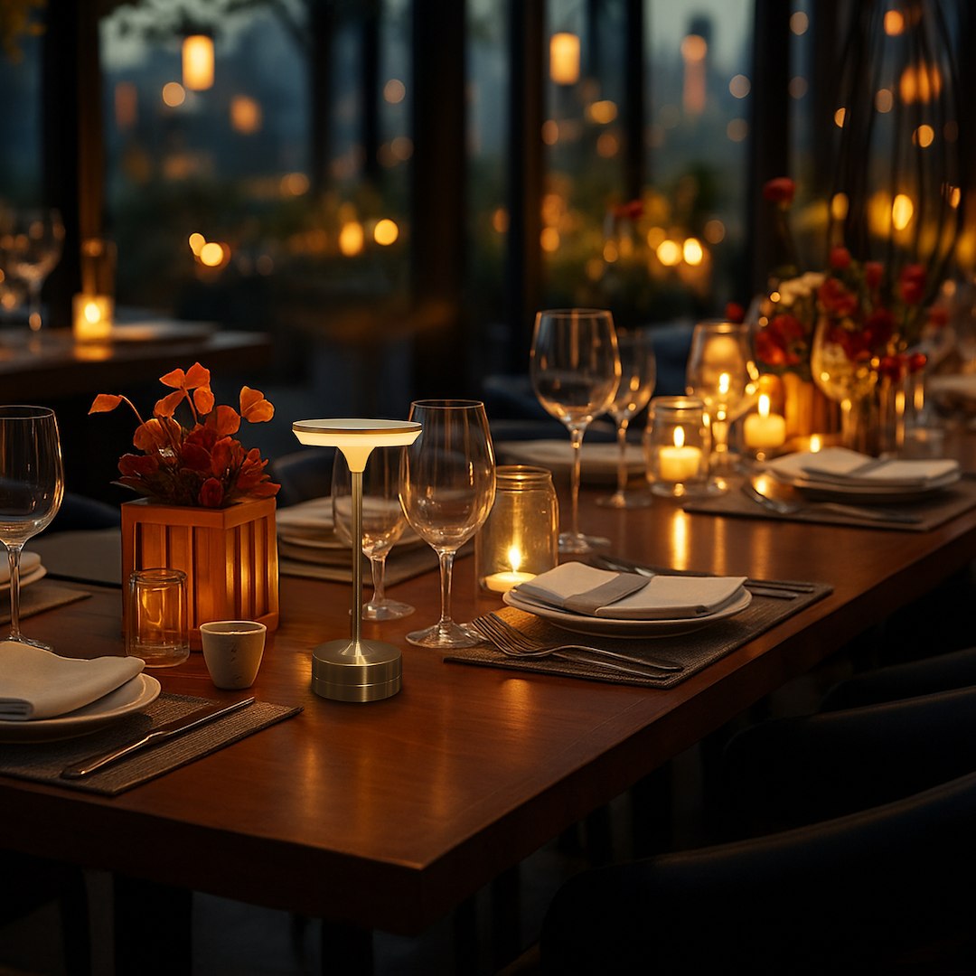 Lampa LED de Veghe Tavolo Gold Premium