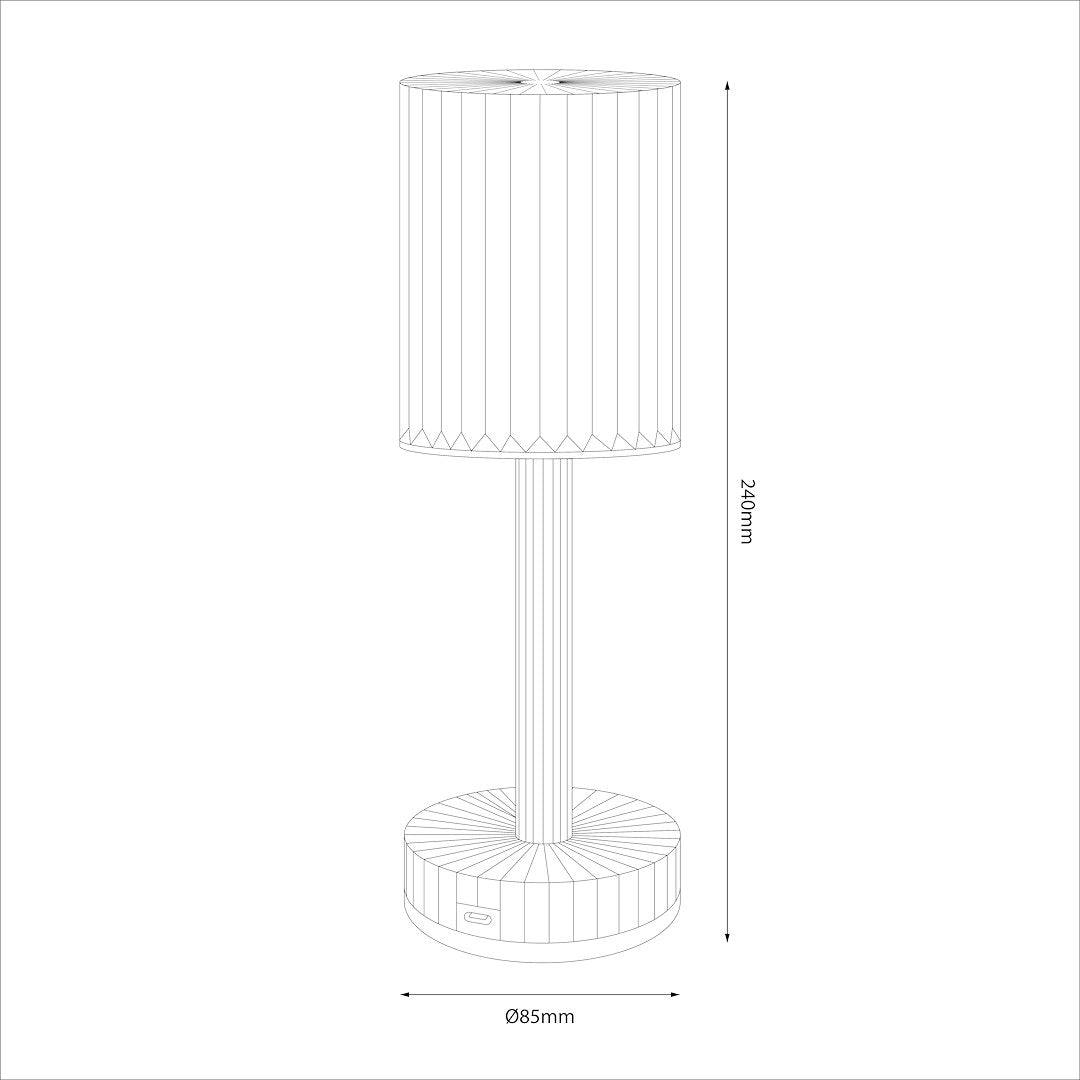 Lampa LED de Veghe Simple Smoked Premium