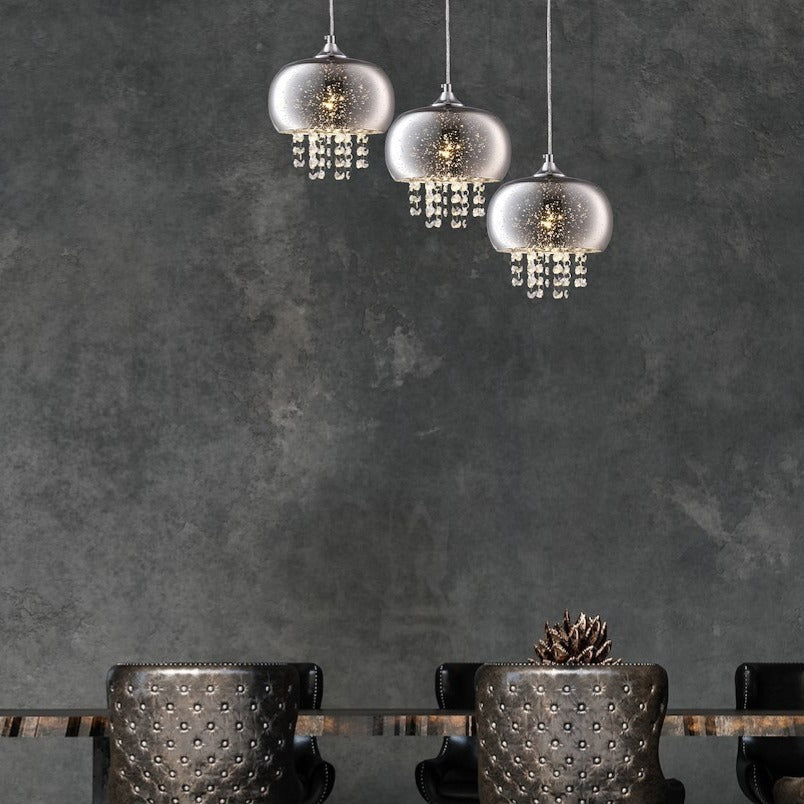 Lustra Suspendata Starlight Silver Premium 3xE14