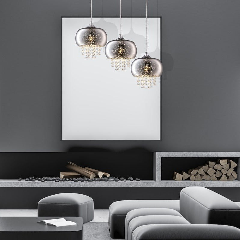 Lustra Suspendata Starlight Silver Premium 3xE14