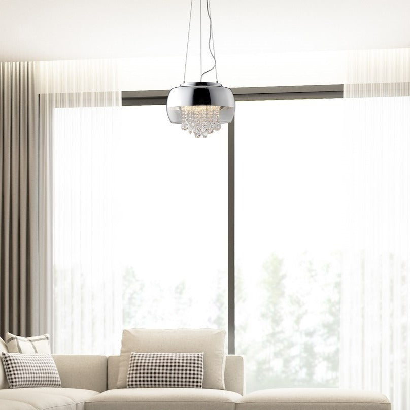 Pendul Luna Silver Premium 3xE14