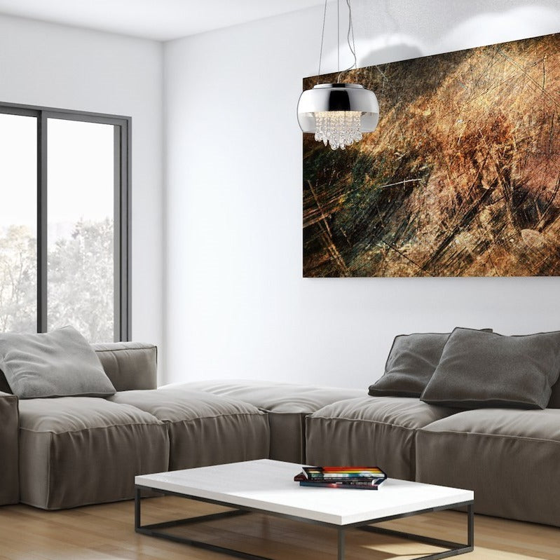 Pendul Luna Silver Premium 3xE14