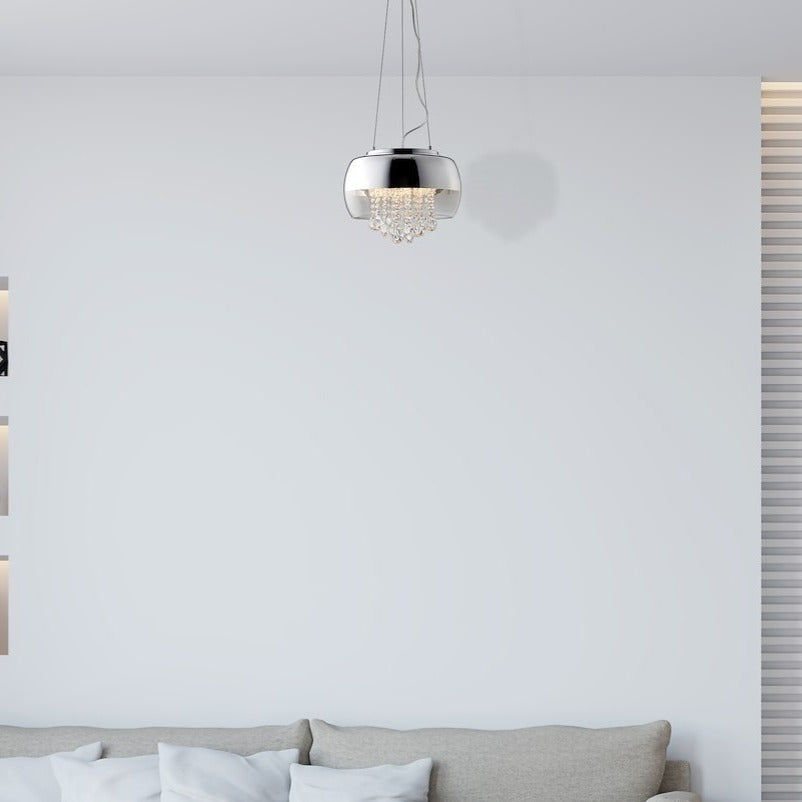 Pendul Luna Silver Premium 3xE14