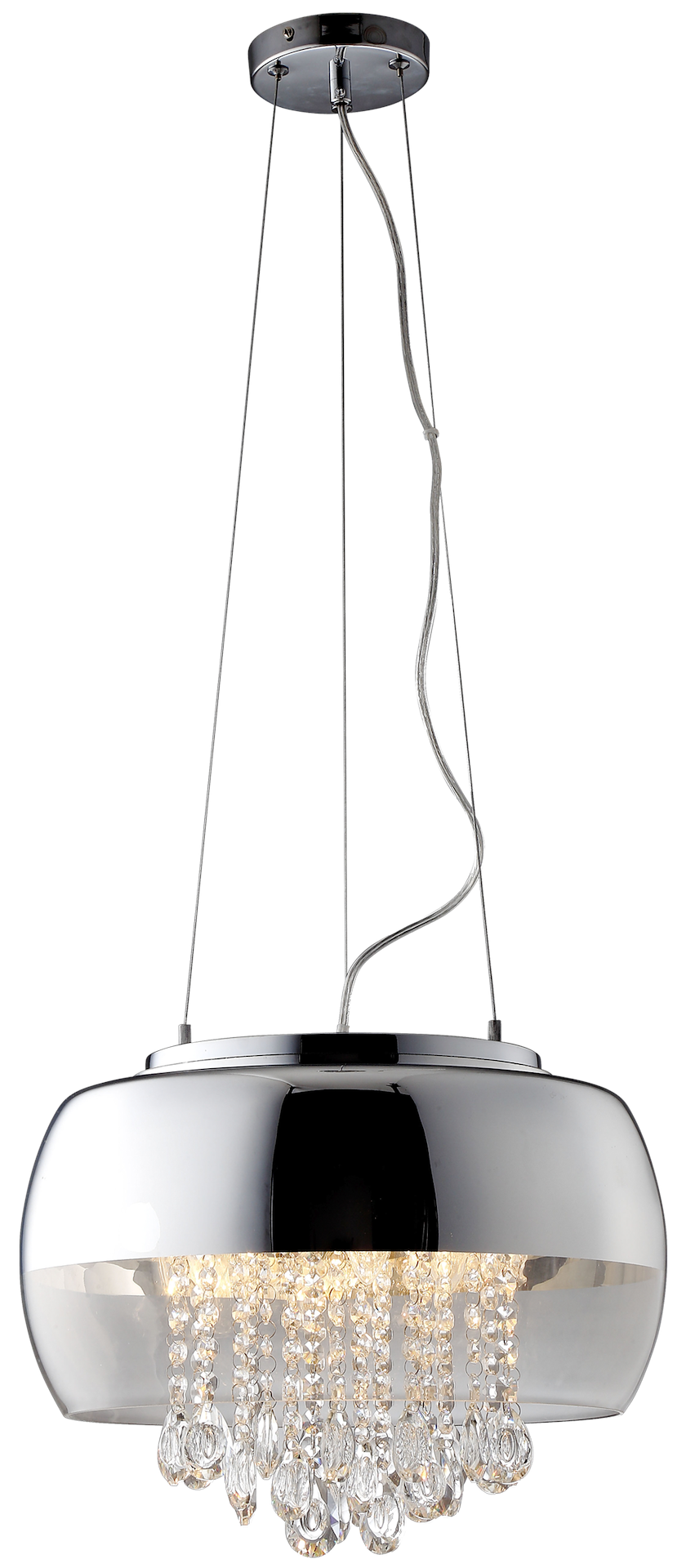 Pendul Luna Silver Premium 3xE14