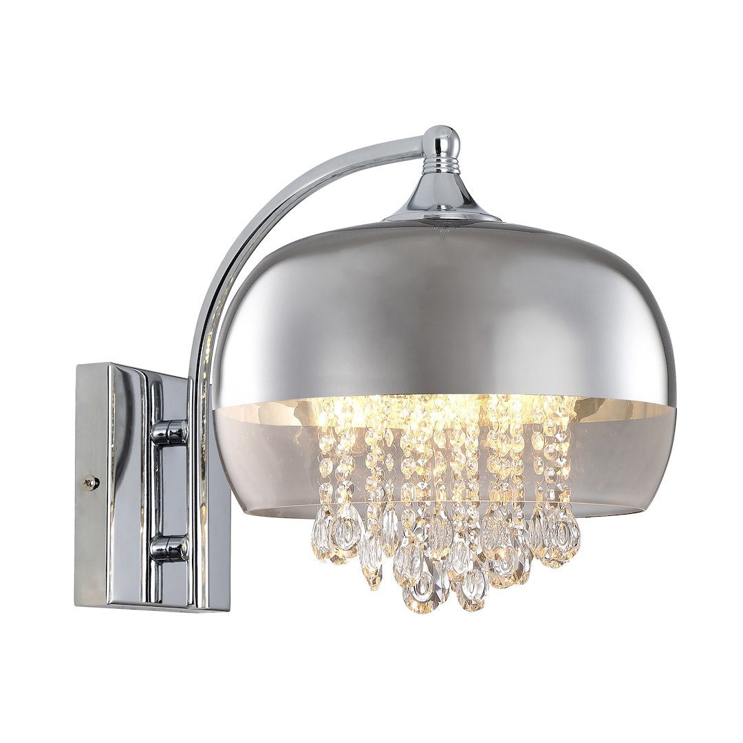 Aplica Cristal Luna Silver Premium 1xE14