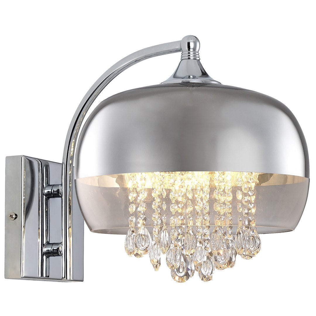 Aplica Cristal Luna Silver Premium 1xE14