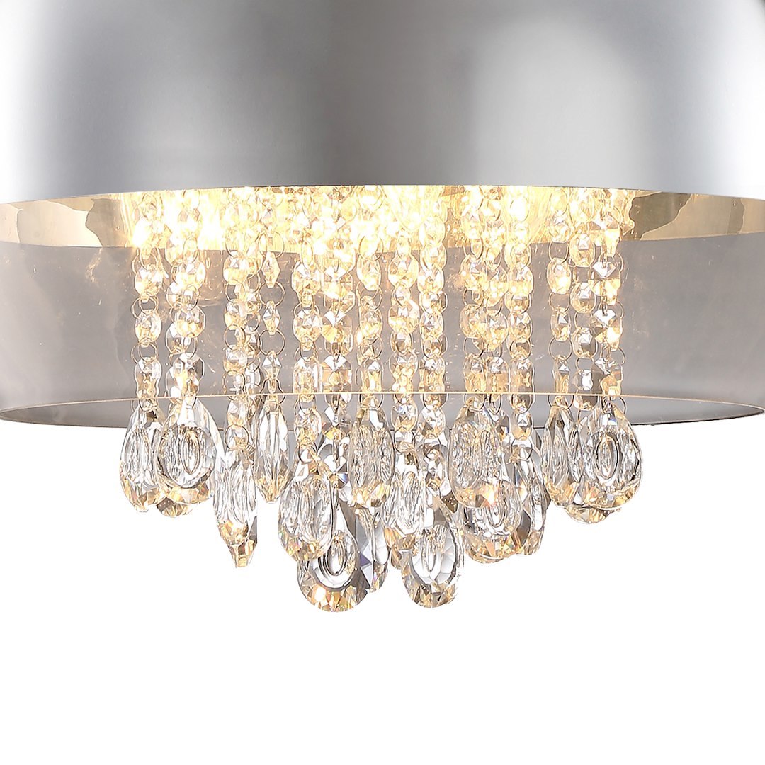 Aplica Cristal Luna Silver Premium 1xE14