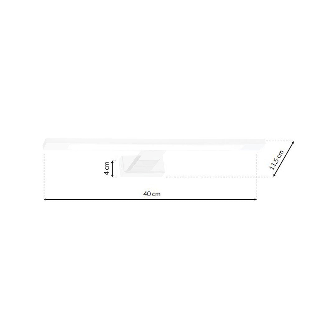 Aplica LED Perete Shine White Premium IP44 40CM