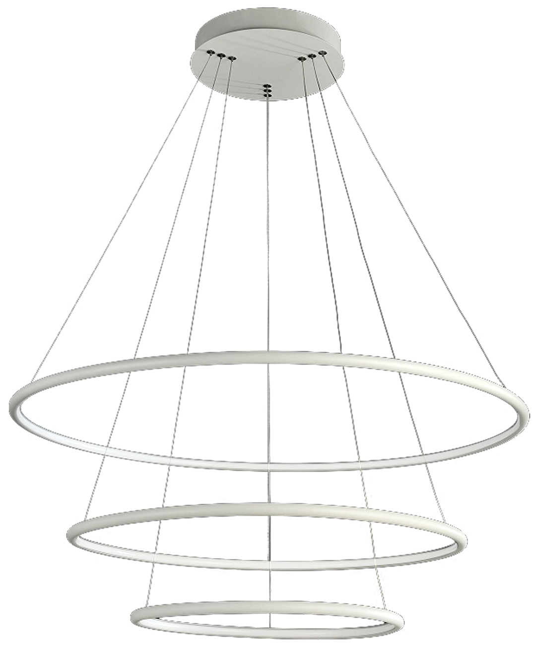 Lustra LED Suspendata Orion White Premium Echivalent 700W