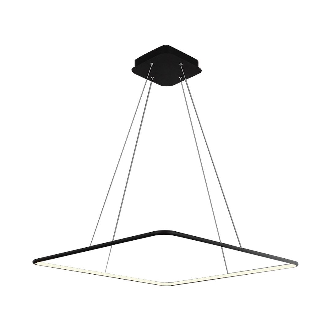 Lustra LED Suspendata Nix Black Premium Echivalent 200W