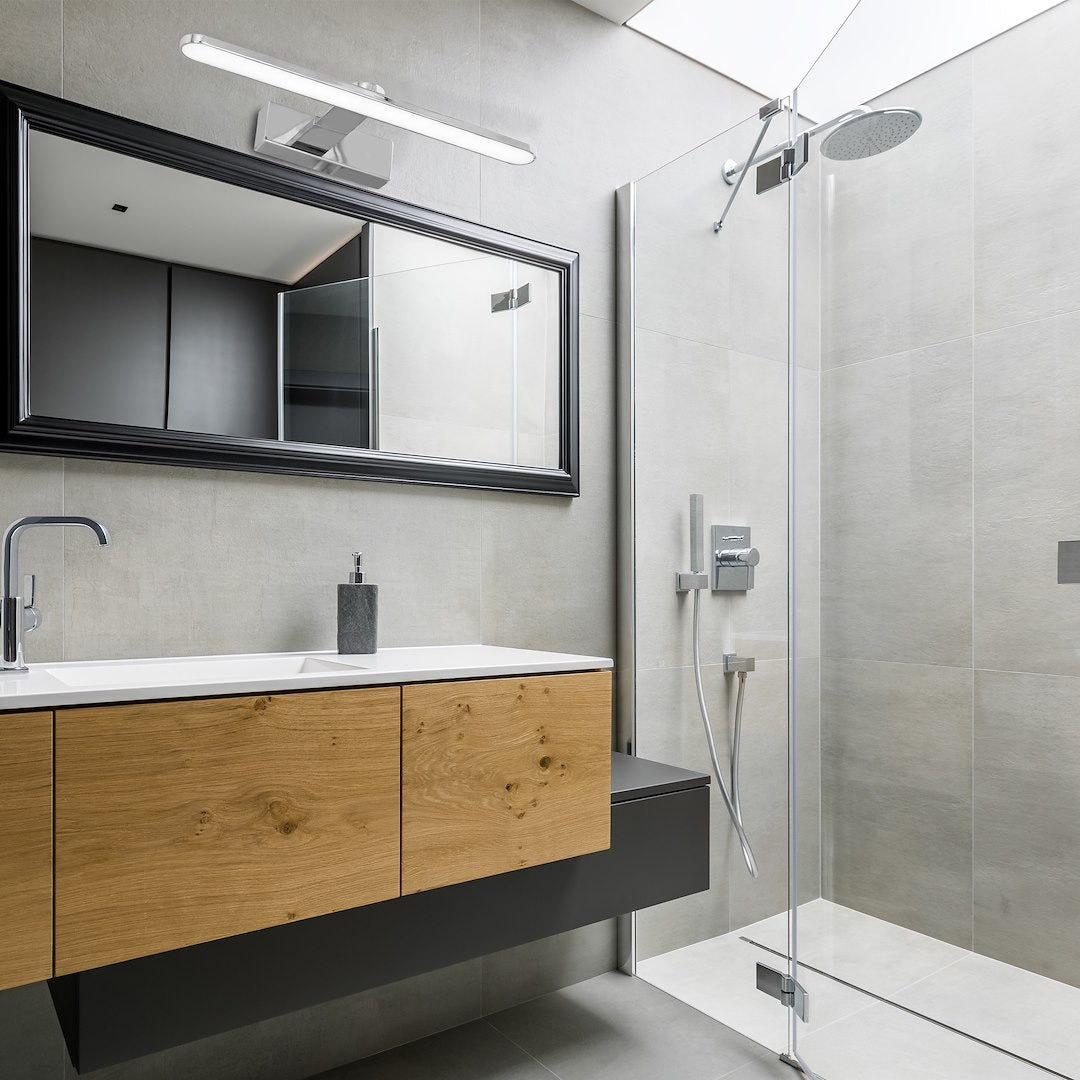 Aplica LED Perete Splash Silver Premium IP44