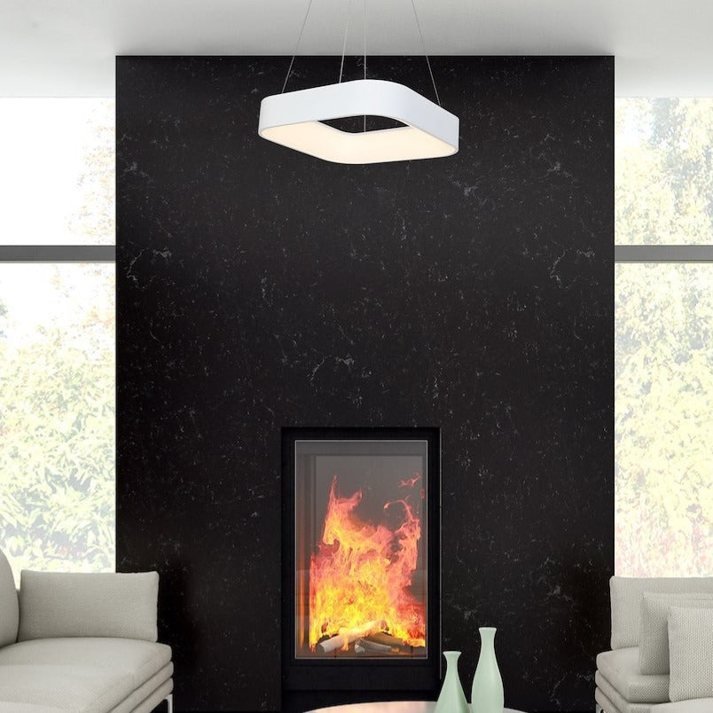 Lustra LED Suspendata Astro White Premium Echivalent 150W