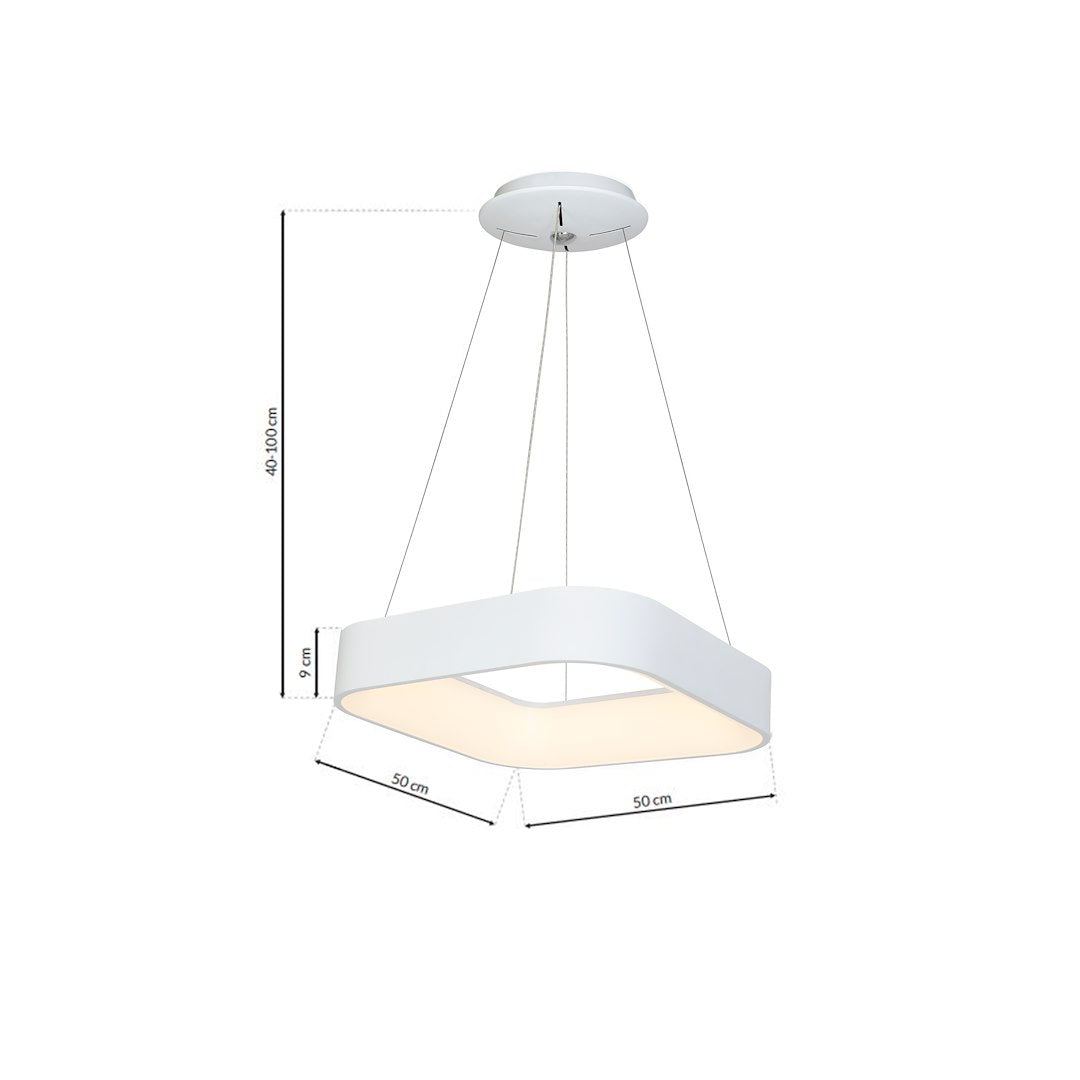 Lustra LED Suspendata Astro White Premium Echivalent 150W