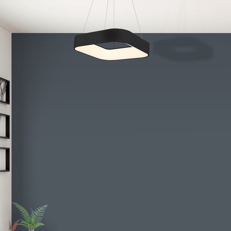 Lustra LED Suspendata Astro Black Premium Echivalent 200W