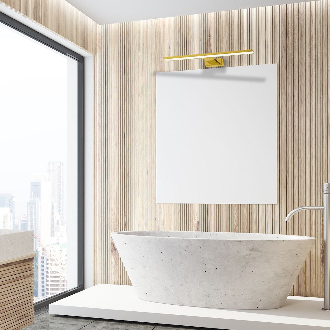 Aplica LED Perete Shine Gold Premium IP44