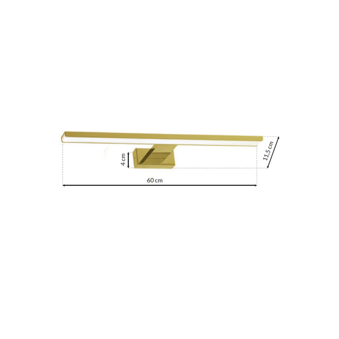 Aplica LED Perete Shine Gold Premium IP44