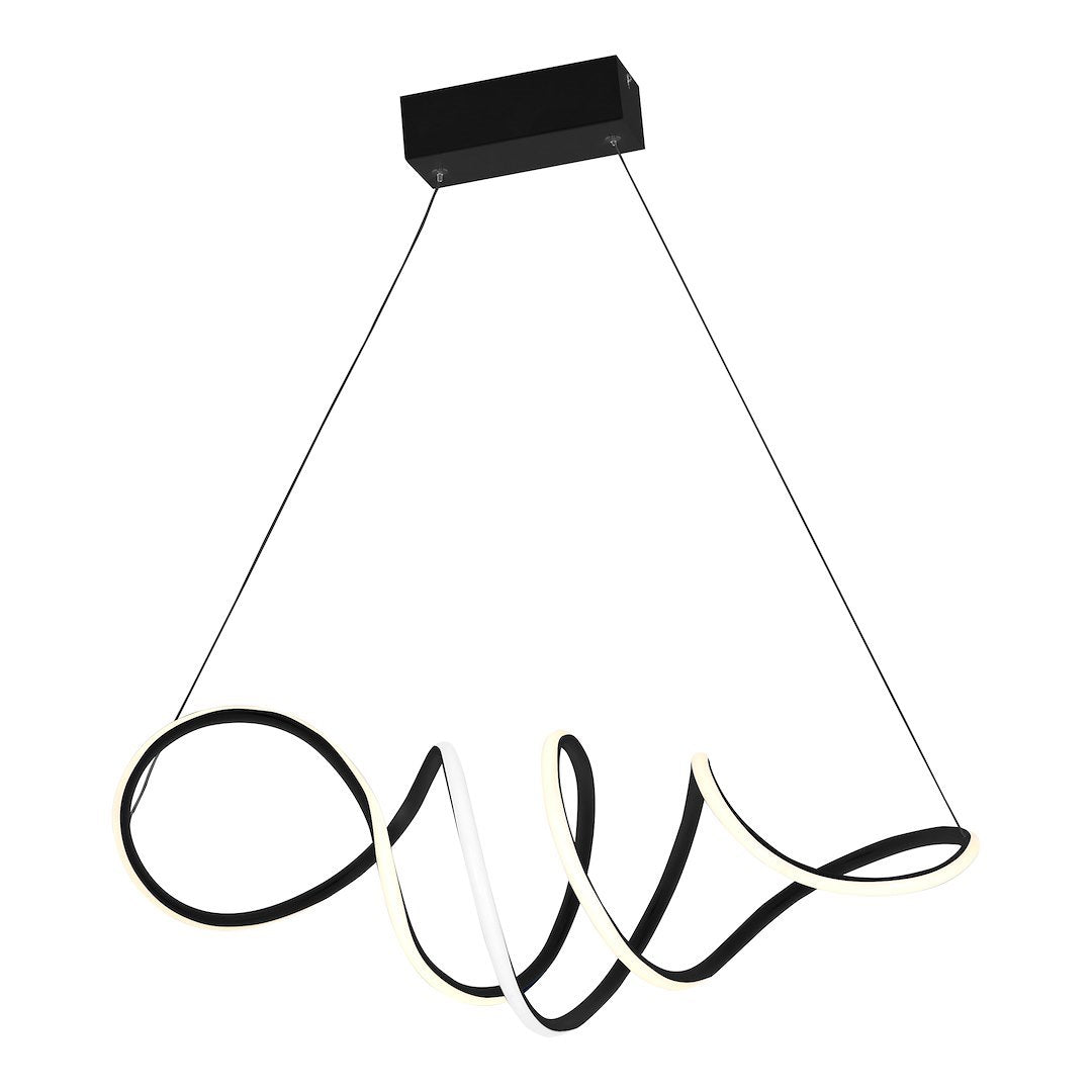 Lustra LED Suspendata Loca Black Premium Echivalent 350W