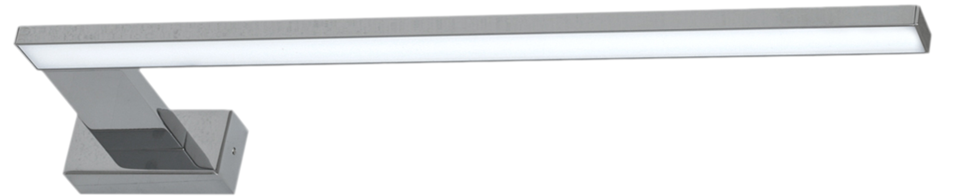 Aplica LED Perete Shine Right Silver Premium IP44 45CM