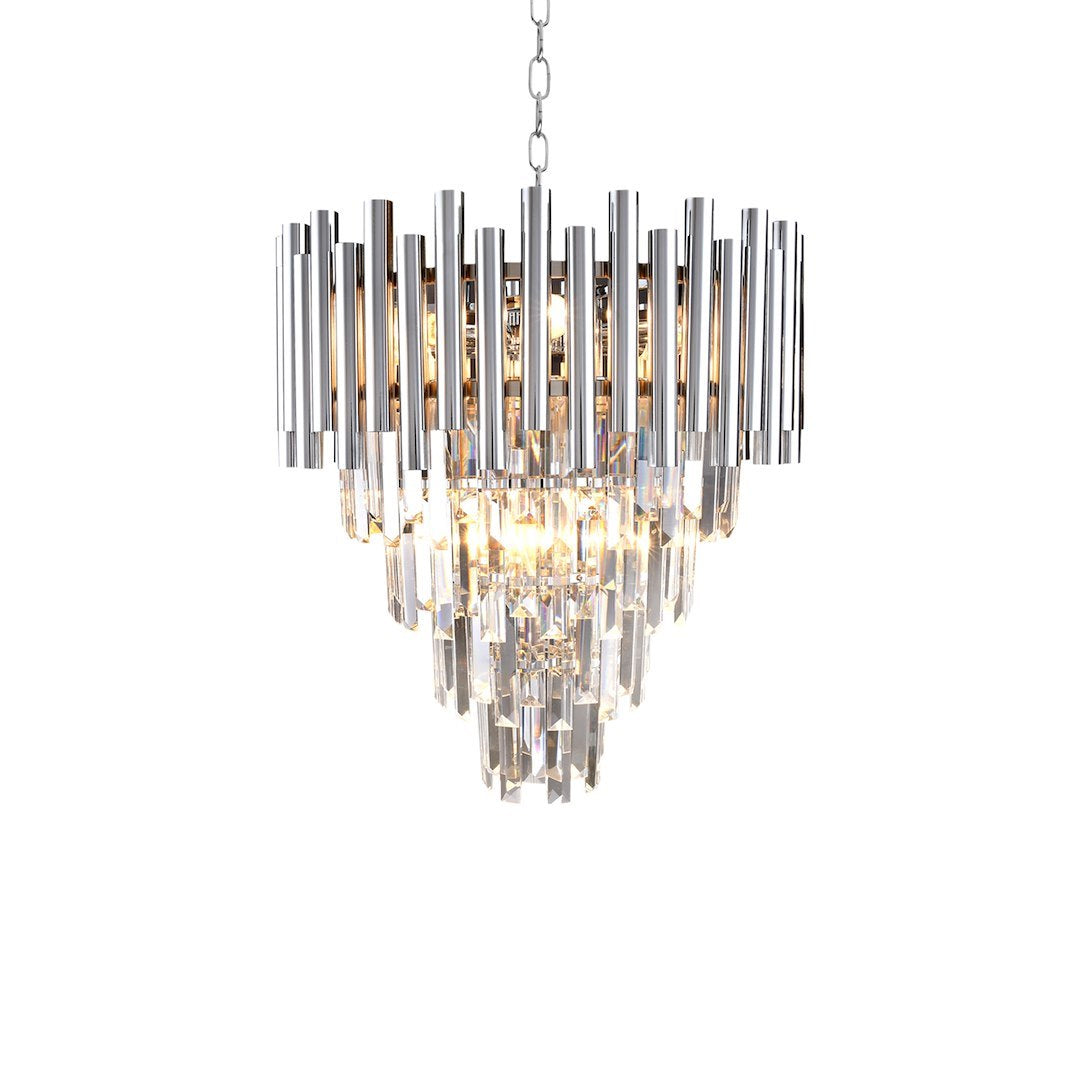 Candelabru Cristal Madison Silver Premium ⌀45CM