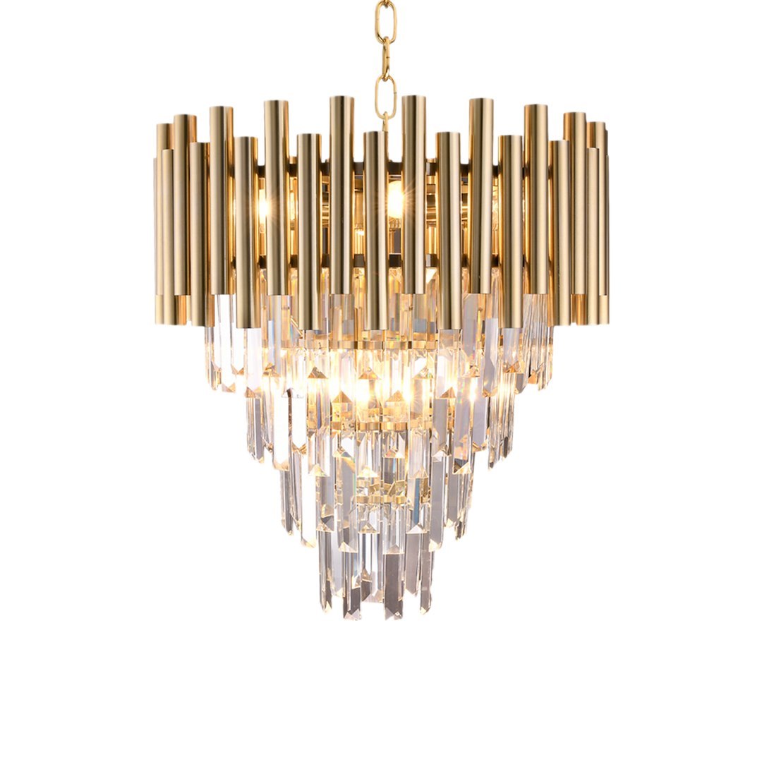 Candelabru Cristal Madison Gold Premium ⌀45CM
