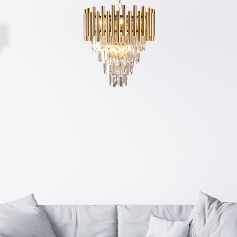 Candelabru Cristal Madison Gold Premium ⌀45CM