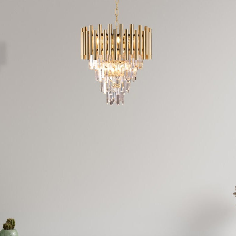 Candelabru Cristal Madison Gold Premium ⌀45CM