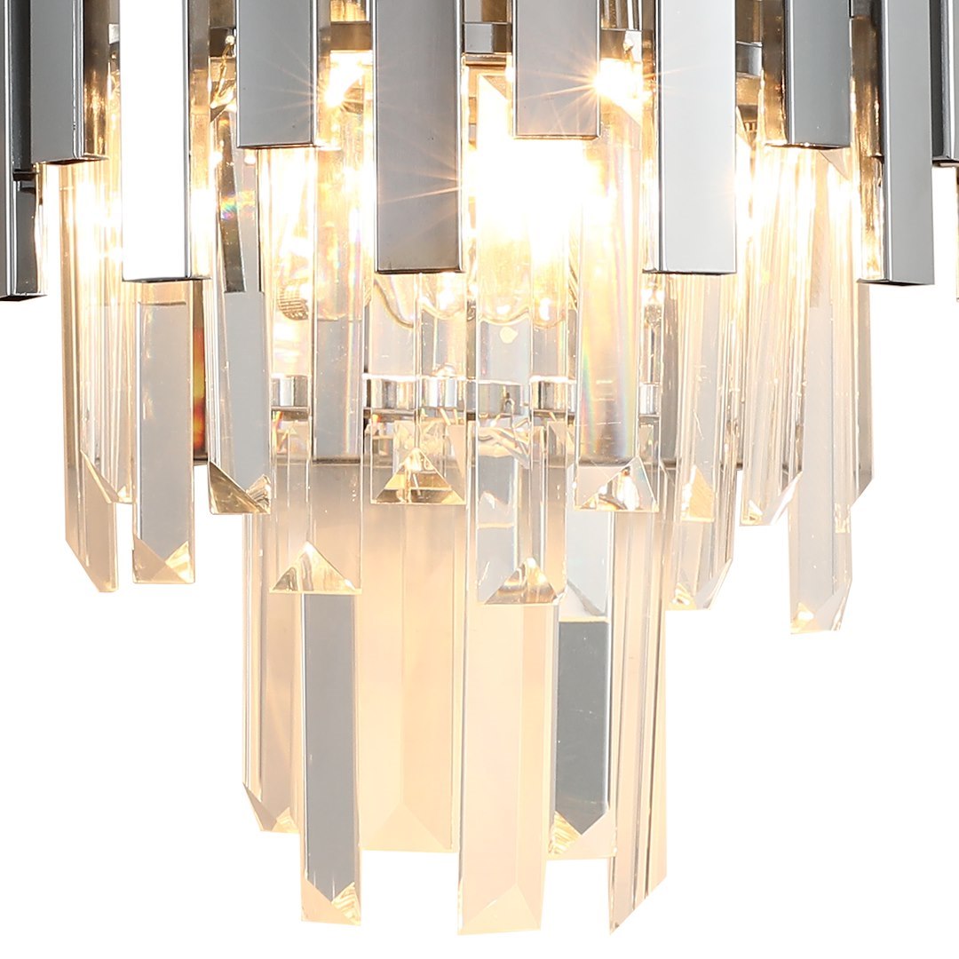 Aplica Cristal Aspen Silver Premium 2xE14