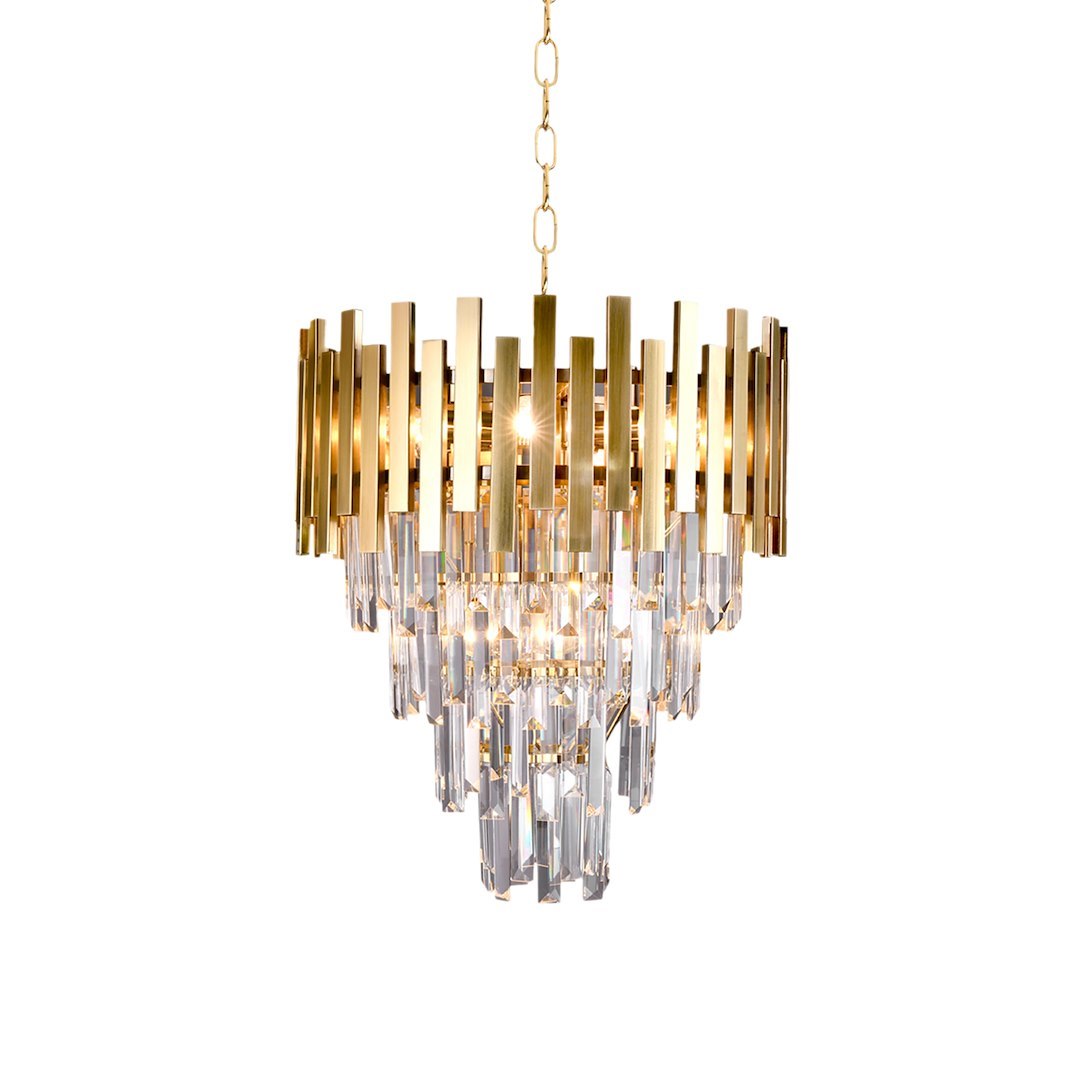 Candelabru Cristal Aspen Gold Premium ⌀45CM