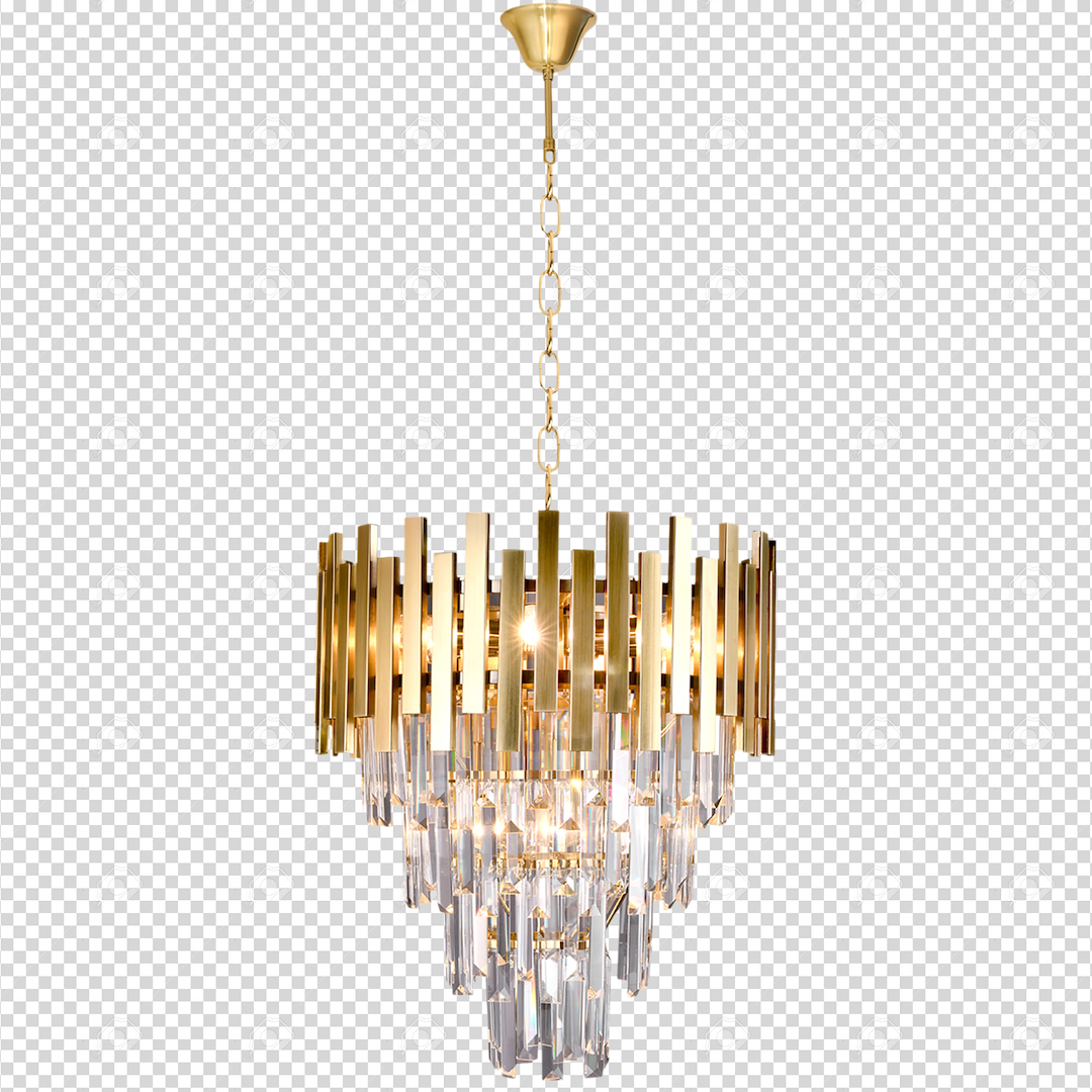 Candelabru Cristal Aspen Gold Premium ⌀45CM