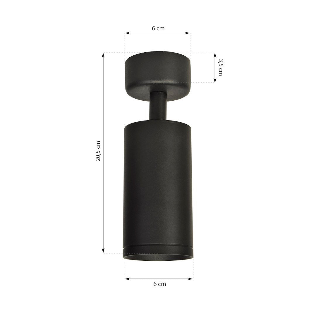 Aplica Mica Black Premium cu Spot Reglabil 1xGU10