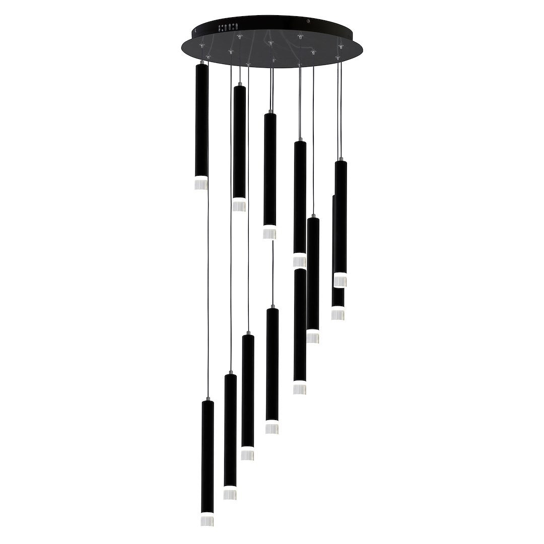 Lustra LED Suspendata Carbon Black Premium Echivalent 100W