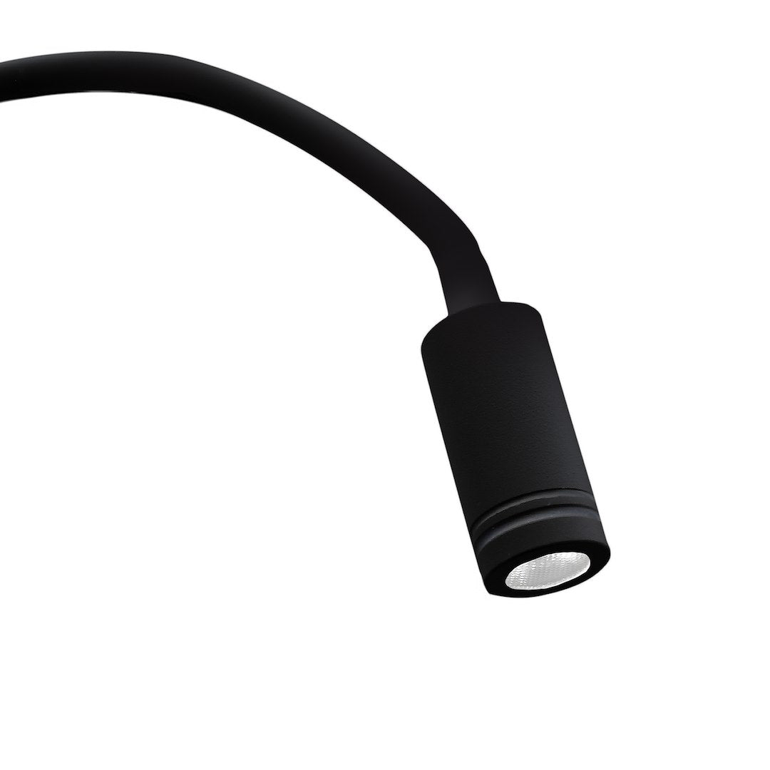 Aplica LED Base Black Premium Reglabil cu Port USB 20 x 9 CM